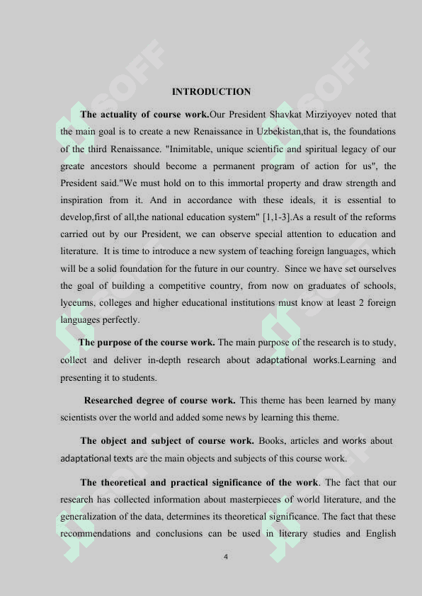 ADAPTATION OF TEXTS IN CHILDREN`S LITERATURE 4