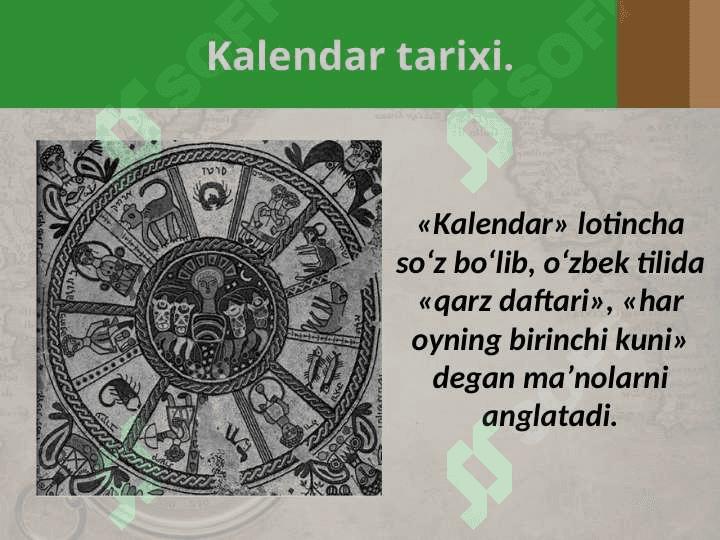 Kalendarlar tarixidan 2