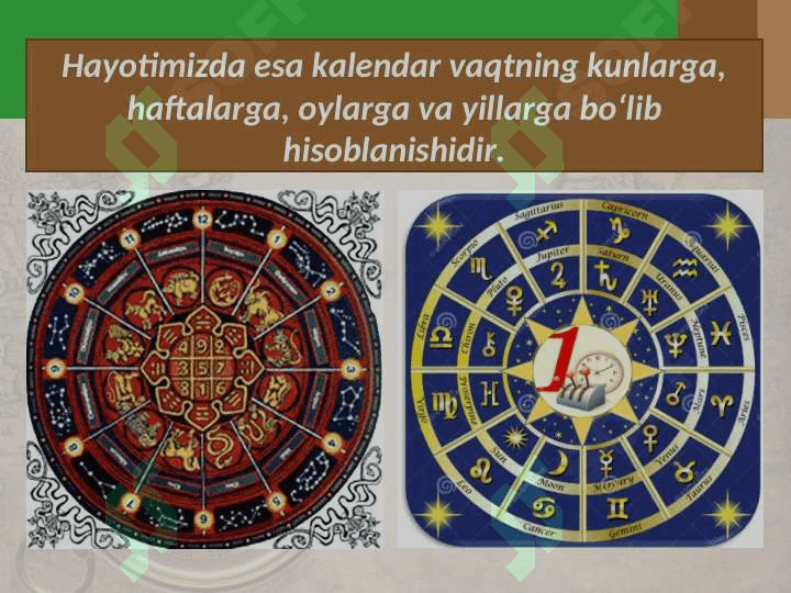 Kalendarlar tarixidan 3