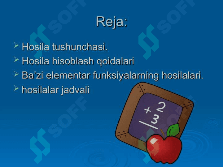 Elementar funksiyalar va ularning grafikalari 2