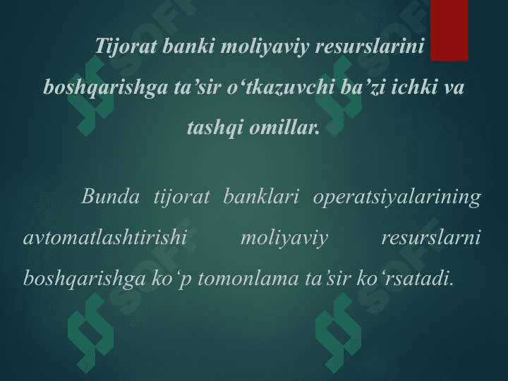 Tijorat banklari resurslarini strategik boshqarish (2) 4