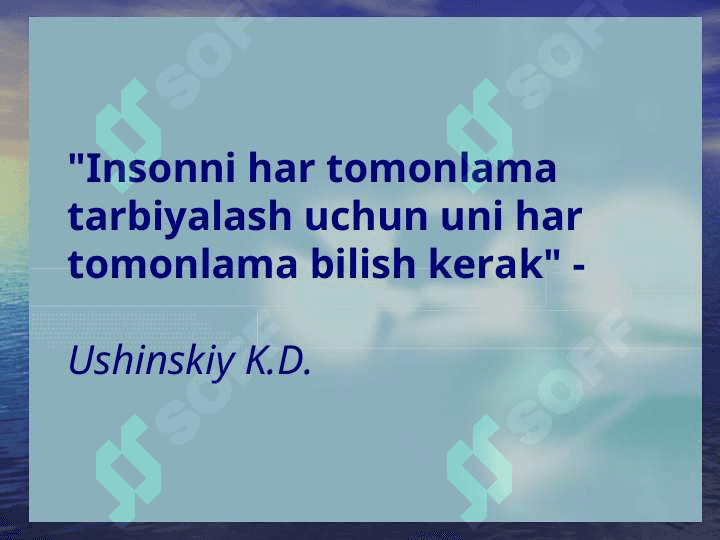 Sensor deprivatsiyasi  eksperimental  o'rganish metodlari 2