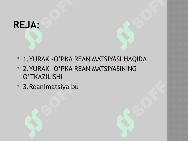 O’PKA VA YURAK REANIMATSIYASI 2