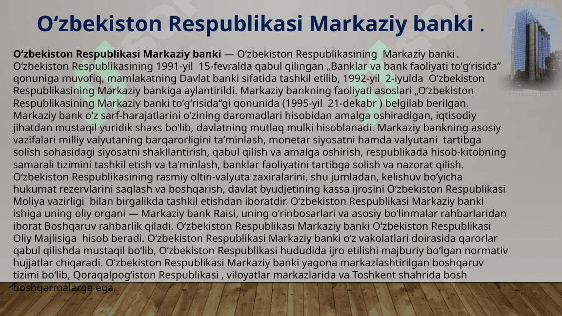 Aksiyadorlik tijorat banklari . 5