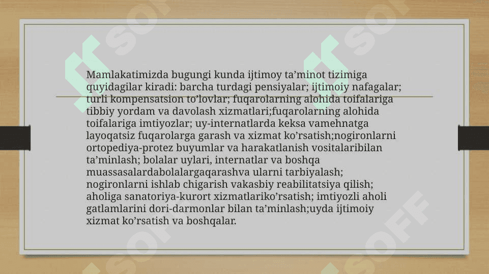 Ijtimoiy taʼminotning moliyaviy manbalari 8