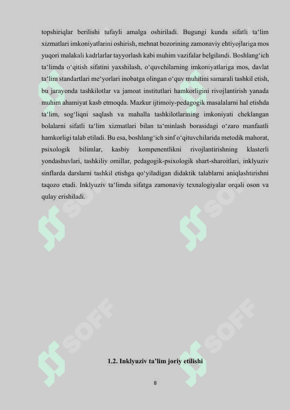IMKONIYATI CHEKLANGAN BOLALAR BILAN OLIB BORILADIGAN IJTIMOY -PEDAGOGIK FAOLIYAT 7