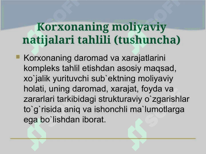 Корхонада молиявий режалаштириш ва унинг корхона иқтисодий фаолиятидаги аҳамияти 2