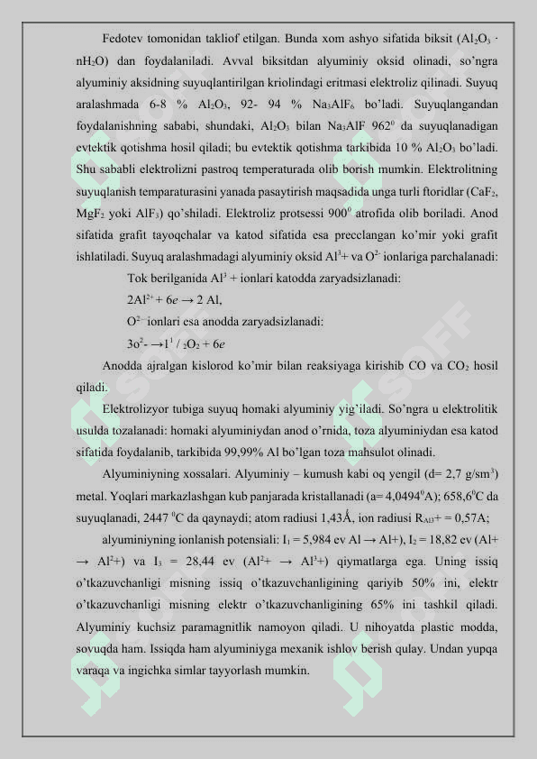 3-Gruppa elementlariga umumiy xarakteristikasi 7