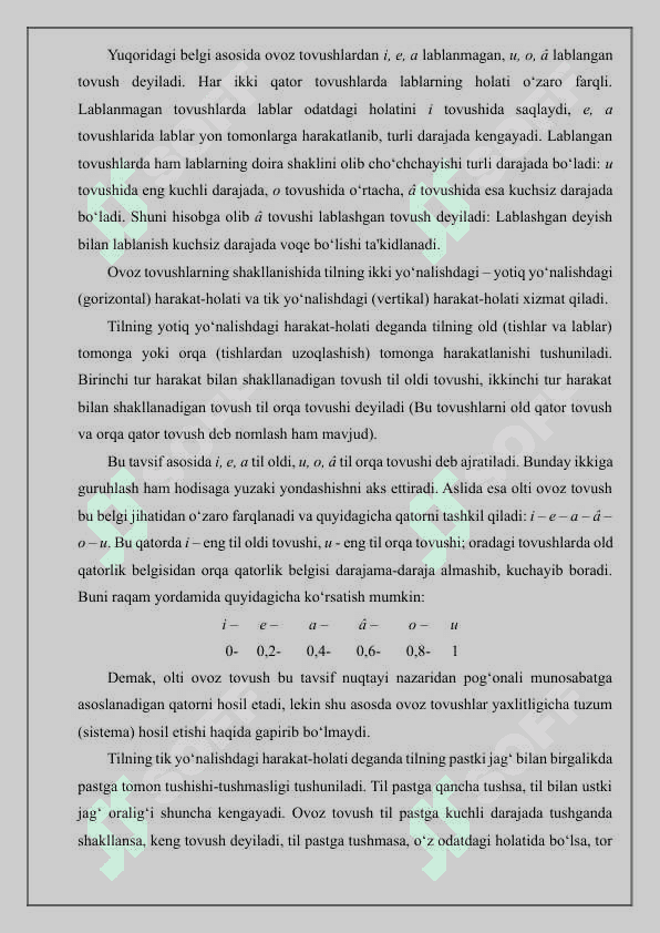 Tovushlar tizimi 7