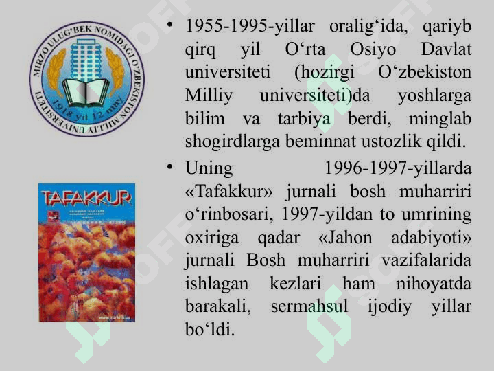 Ozod SHARAFIDDINOV 4
