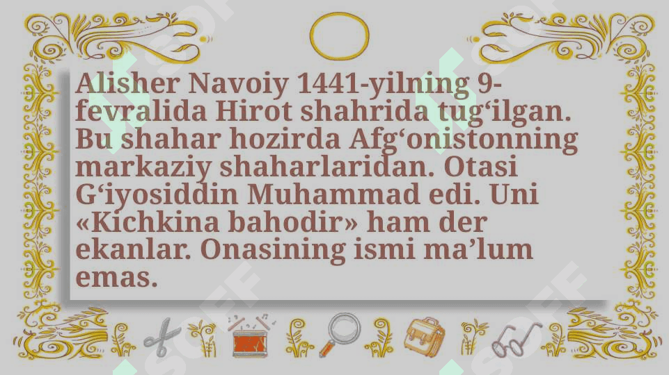 Alisher Navoiy 5