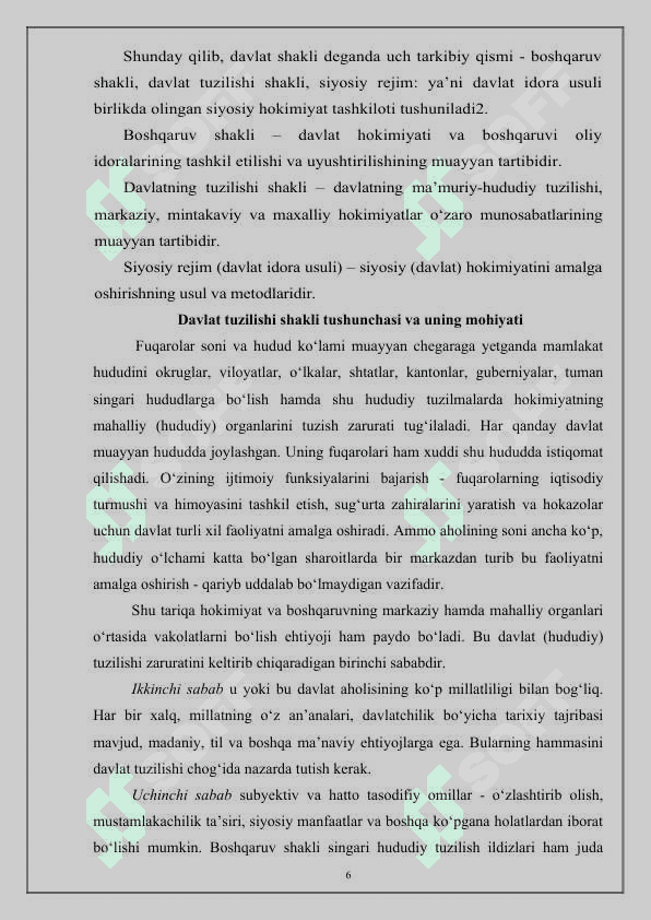 Davlat tuzilish shakli 6
