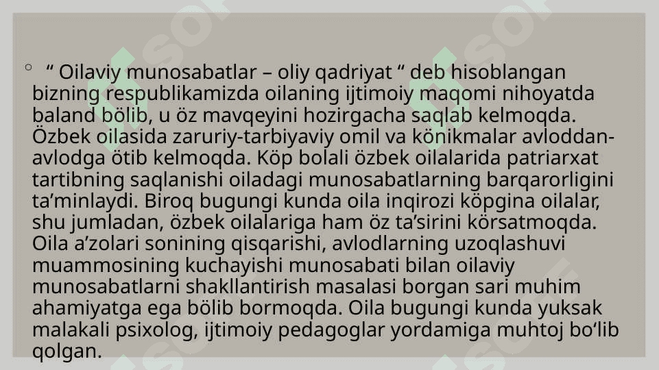 Oilaning funksiyalari 5