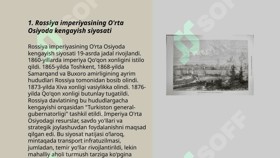 Rossiya imperiyasining Xiva xonligiga harbiy yurishi 3