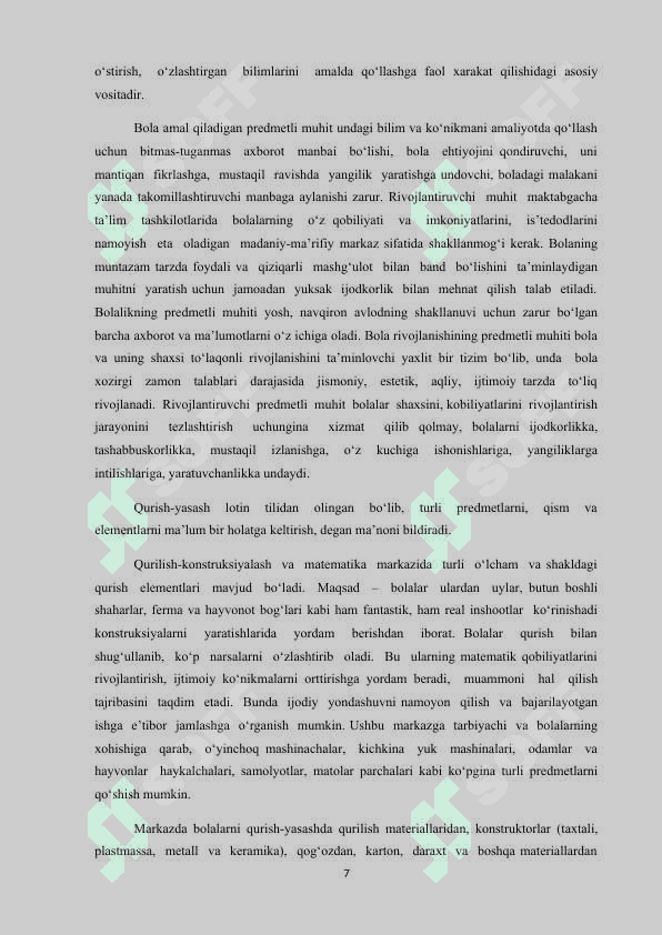 O’YIN BOLA TARBIYASINING MUHIM VOSITASI 7