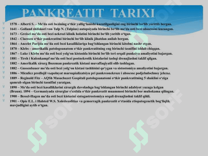 Qorin bo'shlig'i kasalliklari 2