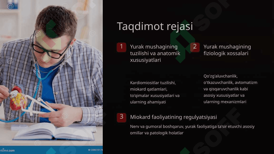 Yurak mushagining fiziologik xossalari 2