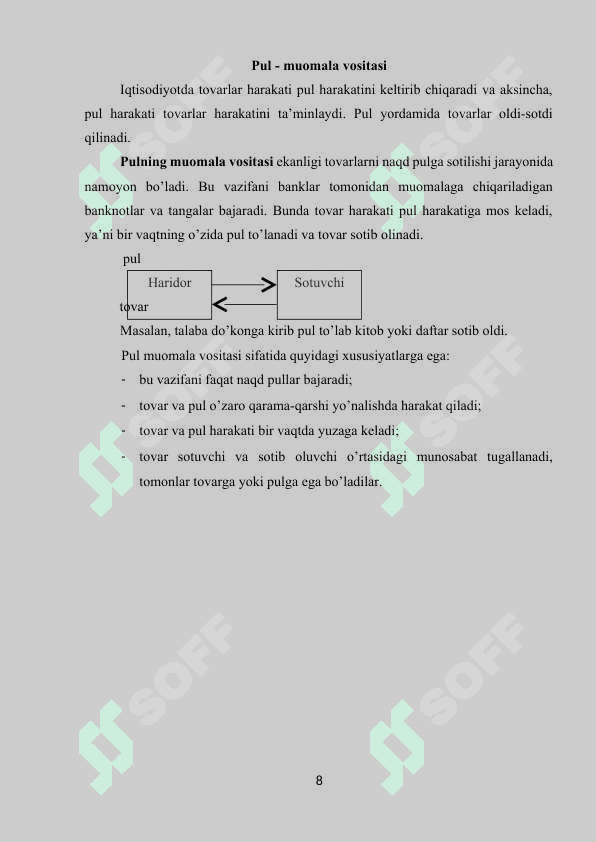 Pul tizimi evolyutsiyasi va uning turlari 8