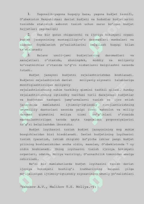 Budjet munosabatlarining qonuny huquqiy asoslari 7