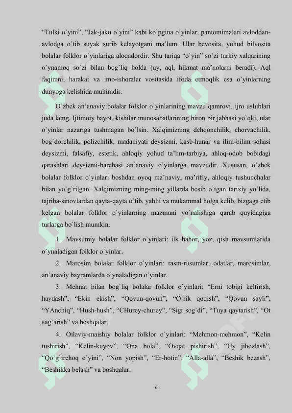 DAM OLISH OROMGOHLARI SOG'LOMLASHTIRISH MASKANLARIDA XARAKATLI O'YINLARDAN FOYDALANISH VA ULARGA XARAKTIRISTIKA 6