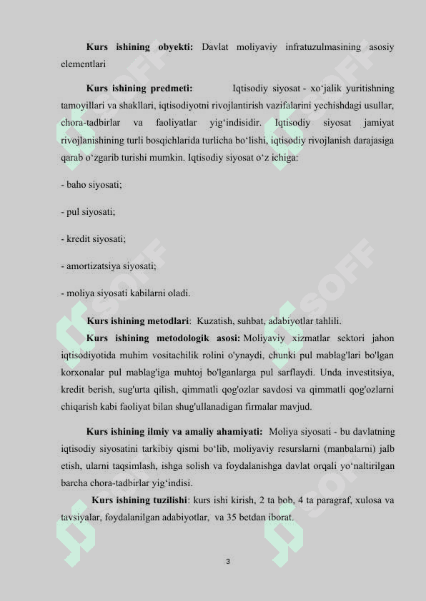 davlat moliyaviy infratuzulmasining asosiy elementlari 3