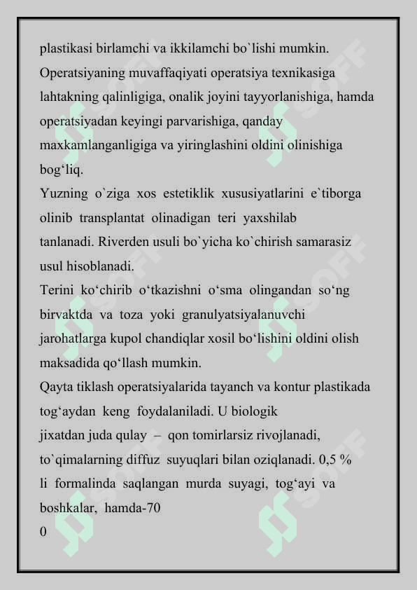 YUZ-JAG` SOHASIDAGI TO`QIMALARNI ERKIN KO`CHIRIB O`TKAZISH 6