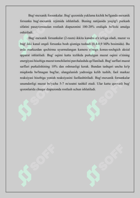 Forsunkalar ularning turlari ishlash jarayonlari 8