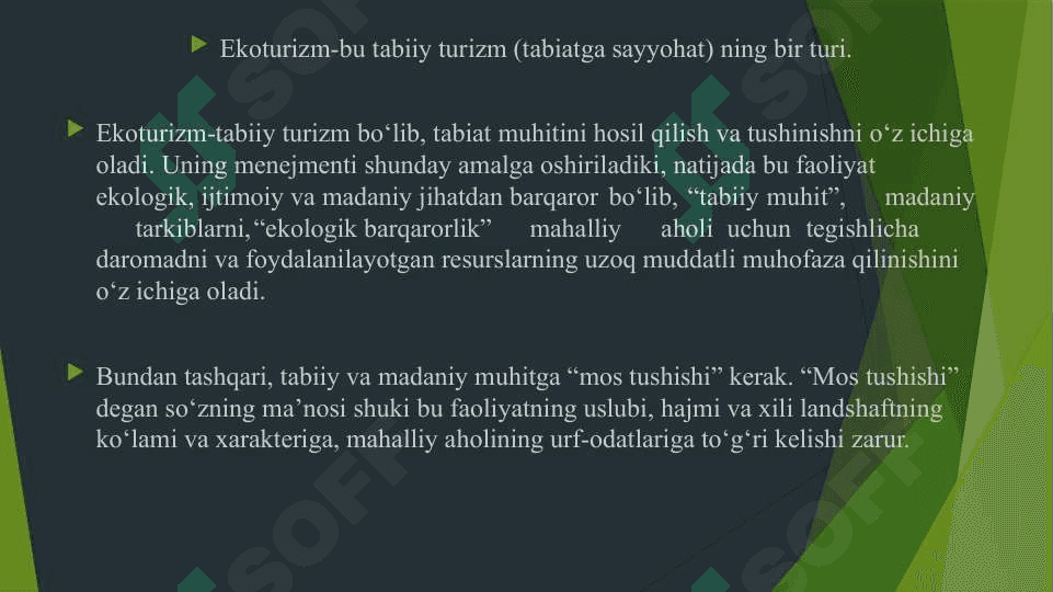 Xalqaro ekoturizm rivoji 3