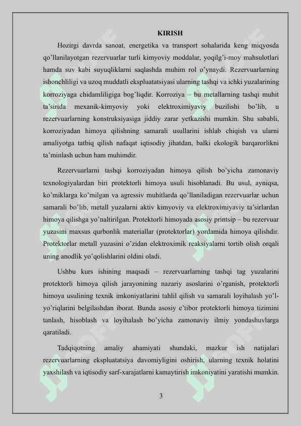 Korroziya jarayonining nazariy asoslari 2