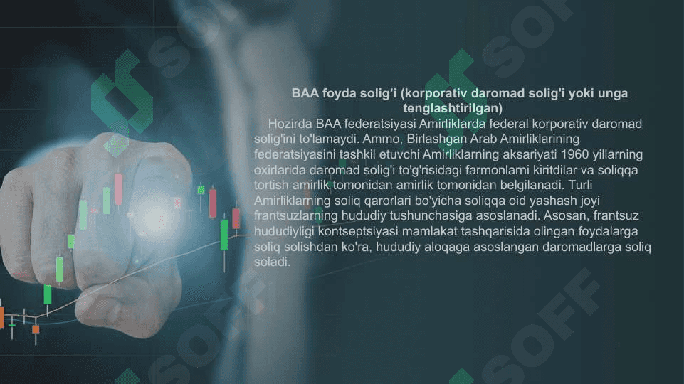 BAA foyda solig’i 2