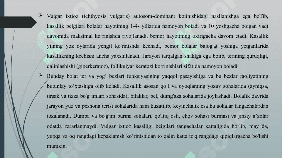 Terining irsiy kasalliklari - Терининг ирсий касалликлари 4