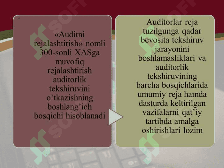 Auditorlik tekshiruvini rejalashtirish 7