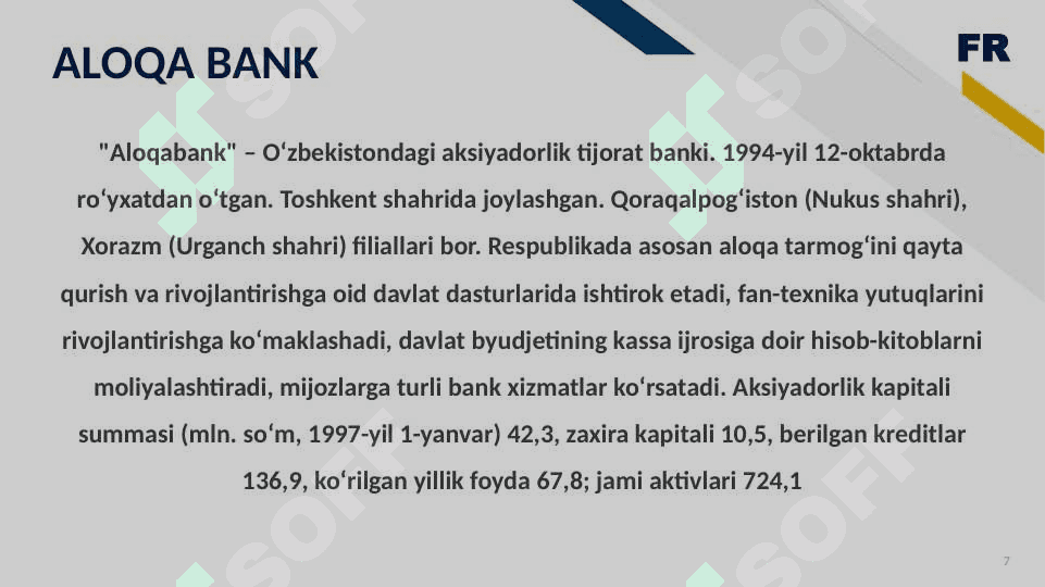 ALOQA BANK 7