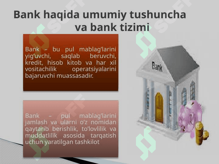 Bank faoliyati va risklarni boshqarishni tahlil etish 3
