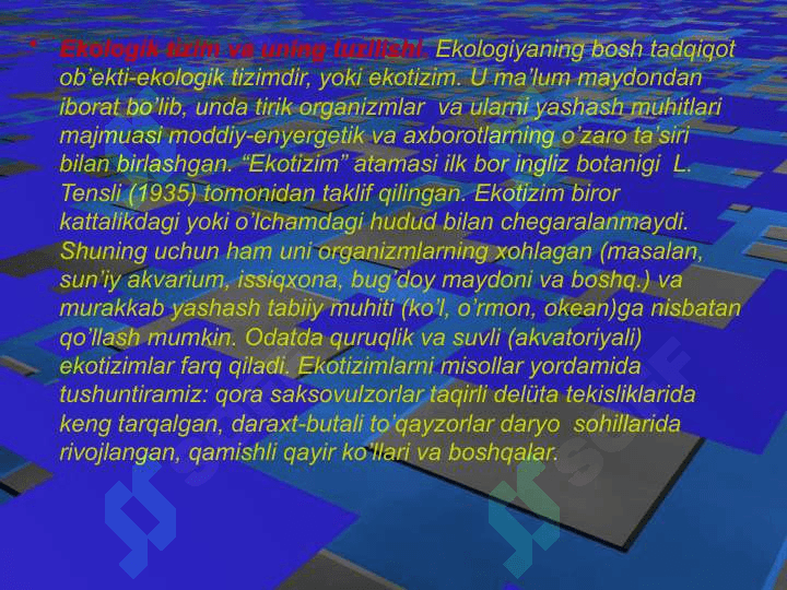Biosfera, global eko tizim (2) 7