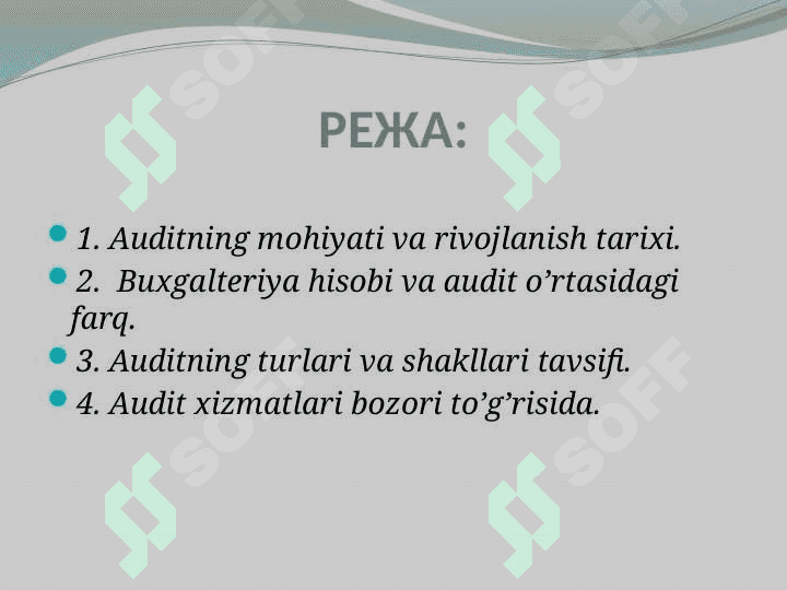 AUDITGA UMUMIY TAVSIF 2