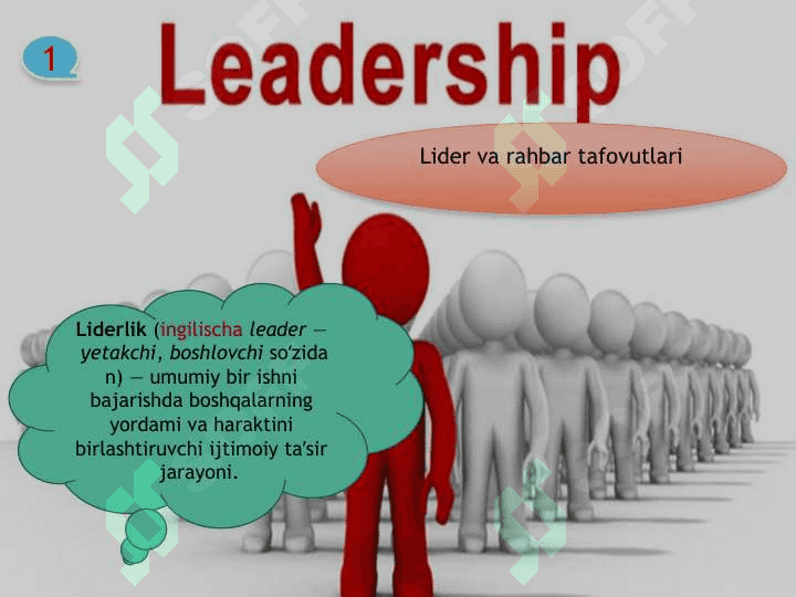 Boshqaruvda liderlik va boshqaruv uslublari 5