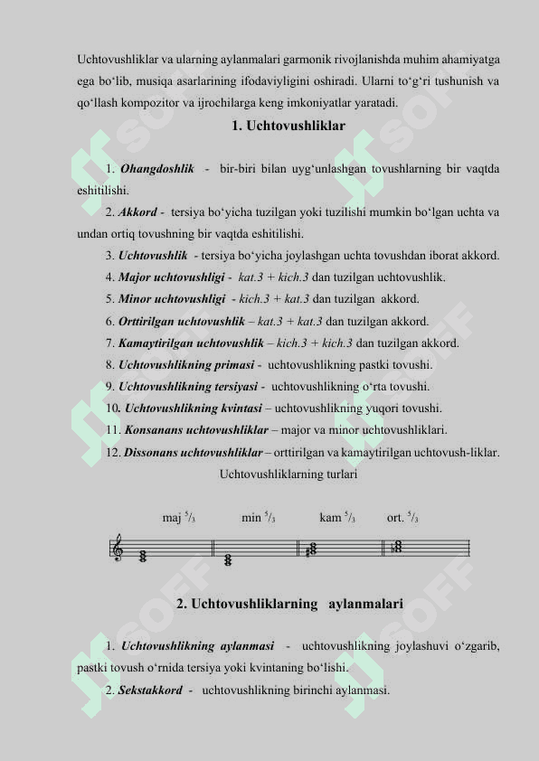 Uchtоvushlik turlari va uning aylanmalari 4