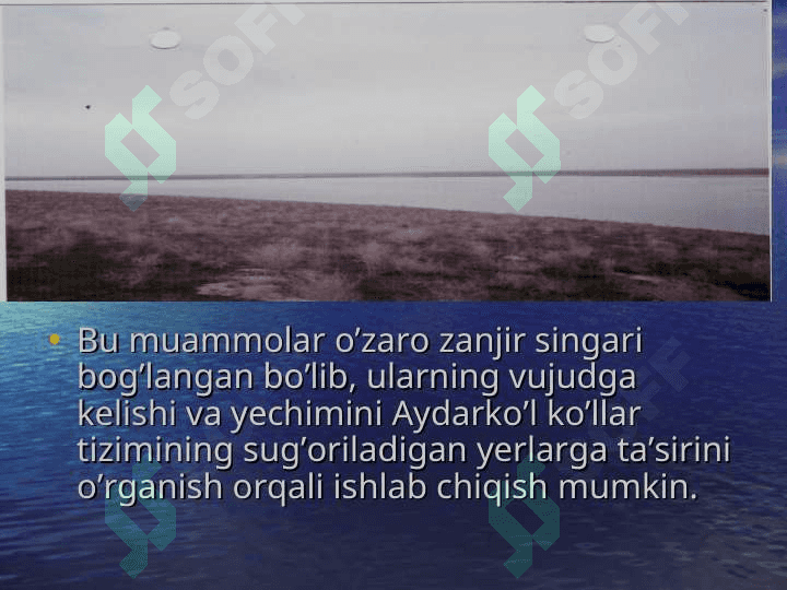 Aydarko’l ko’l 3