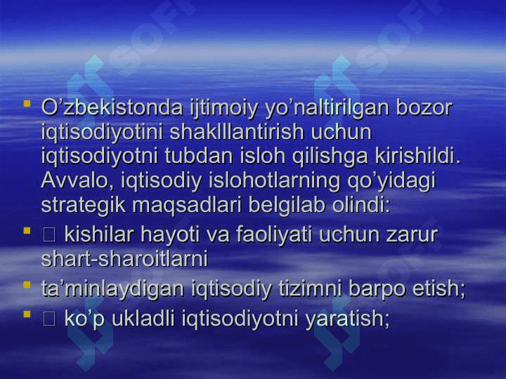 Boshqaruvda yangi usullarning qaror topishi. (qishloq xo’jaligida). 4