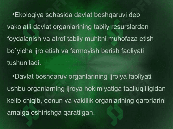 Ekologiya sohasida 3
