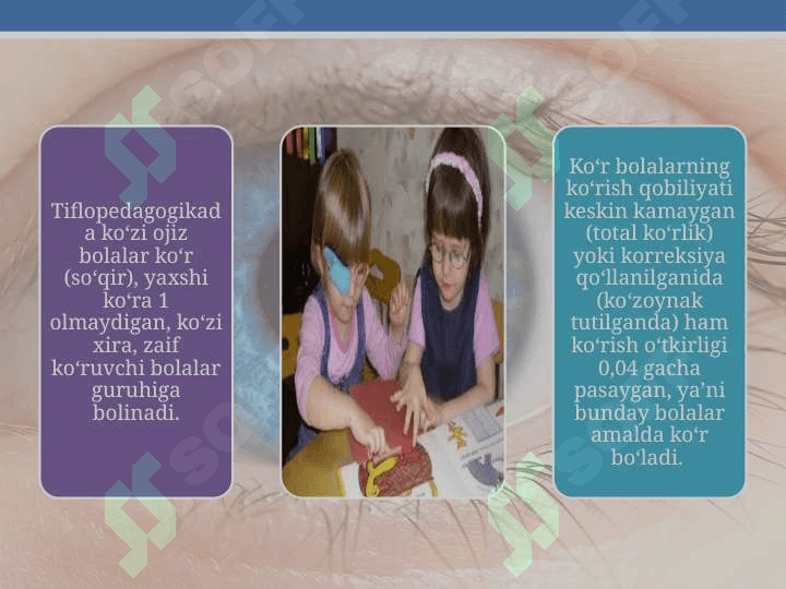 Ko‘rishida nuqsoni bo‘lgan bolalar 6