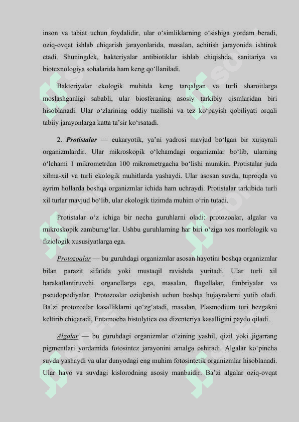 Bir hujayrali organizmlar 7