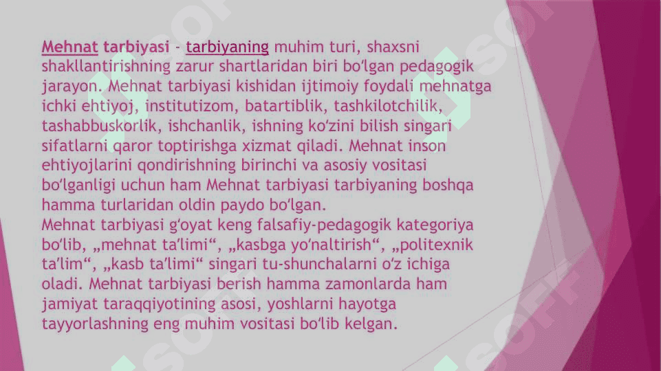 Mehnat tarbiyasi 2