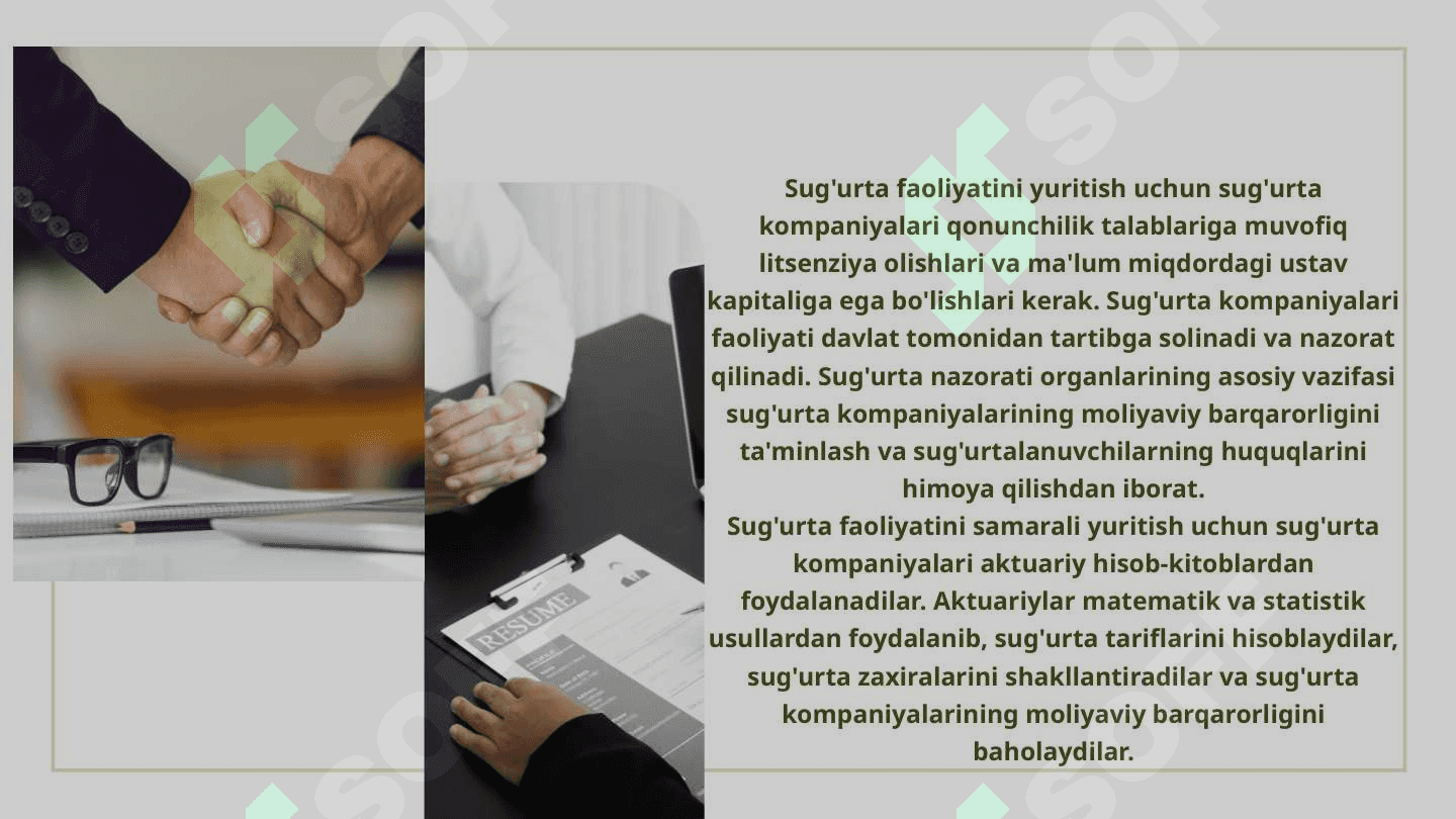 Sug'urta turlari va uni qo’llash usullari 5