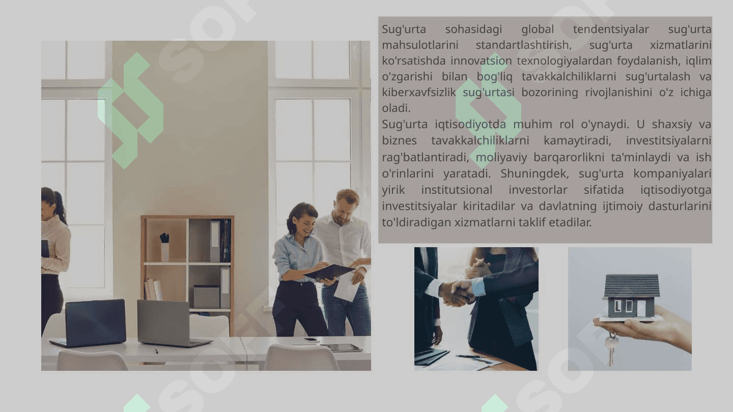 Sug'urta turlari va uni qo’llash usullari 7