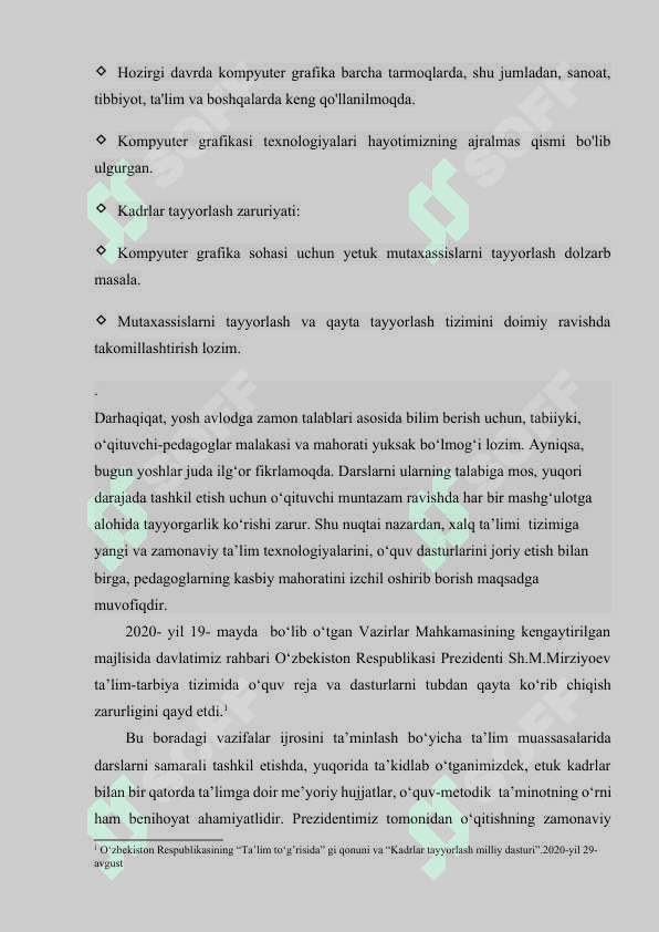JAMIYATIMIZDA KOMPYUTER GRAFIKASINING RIVOJLANISH TARIXI 3