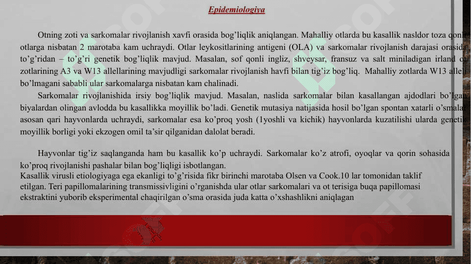 Otlarda teri kasalliklari 2