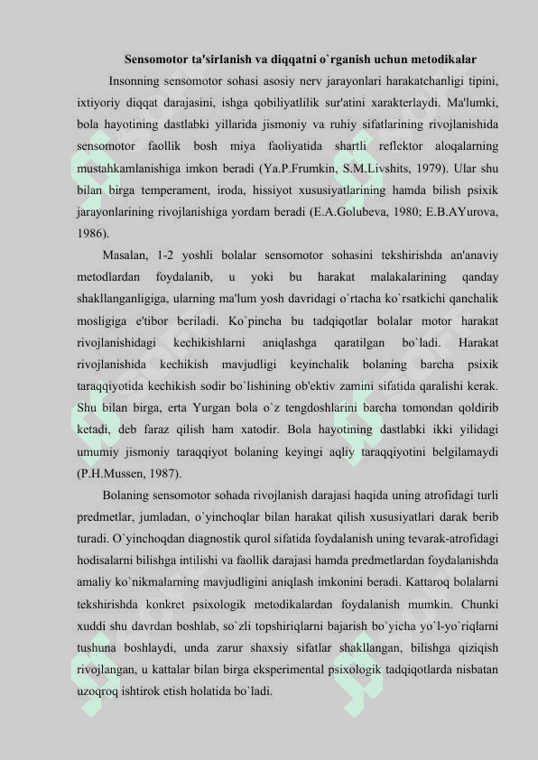 Bilish jarayonlari psixodiagnostikasi 3