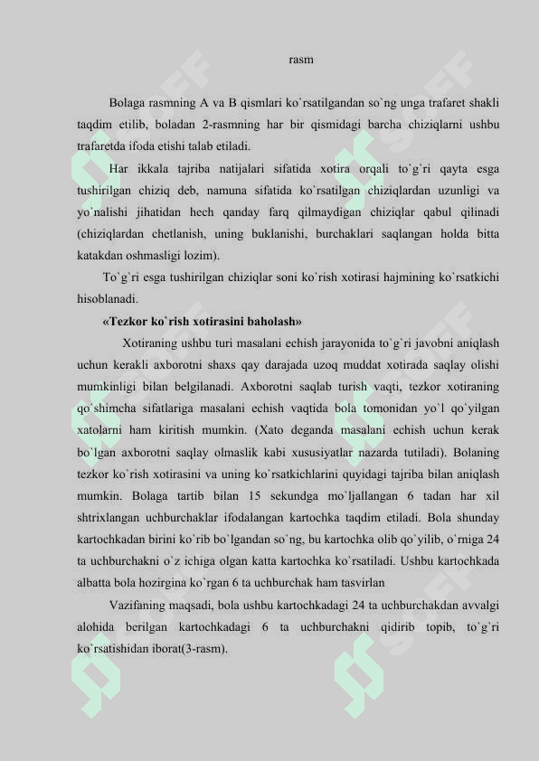 Bilish jarayonlari psixodiagnostikasi 3